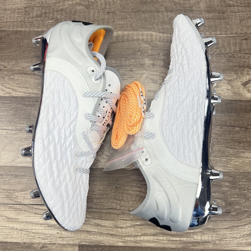 Under Armour Clone Magnetico Pro 2.0 FG White 3025640-100 Soccer Men Size 8